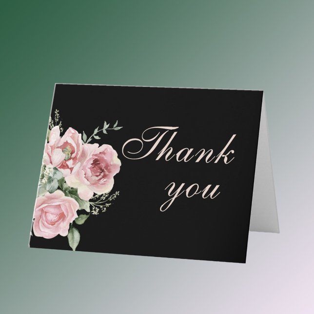 Elegantens Blommigt varje år Tack Kort (Skapare uppladdad)