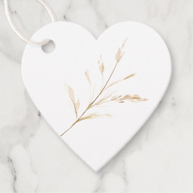 ELEGANTENS BLOMMIGTAR - HELGDAG GÅVOR ETIKETTER (Framsida)