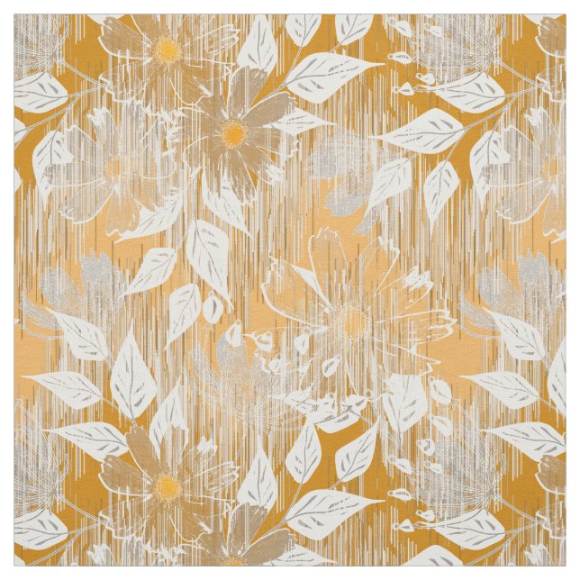 Elegantens blommönster. tyg (Provkarta)