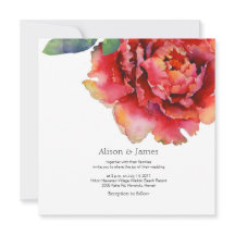 Elegantens bröllopsinbjudan