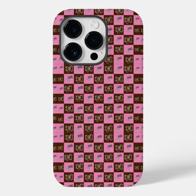 Elegantens Chic Brun pinne och Björn (Baksida)