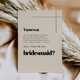 Elegantens chic Kommer du att bli mitt bridantkort Inbjudningar