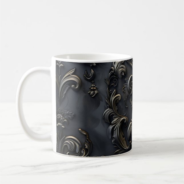 Elegantens dekoration kaffemugg (Vänster)