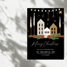 Elegantens Dekoration vid jul Illustrated Party