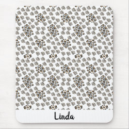 elegantens djurtryck musmatta