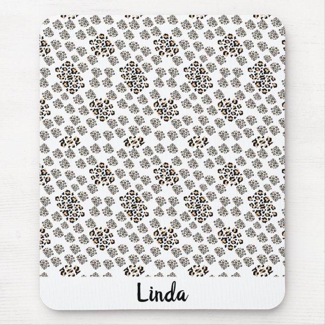 elegantens djurtryck musmatta (Framsidan)