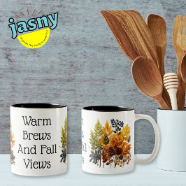 Elegantens fallhöst Två-Tonad mugg