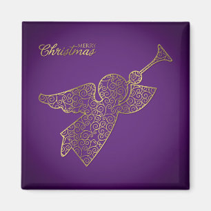 Elegantens filigree-ängel magnet
