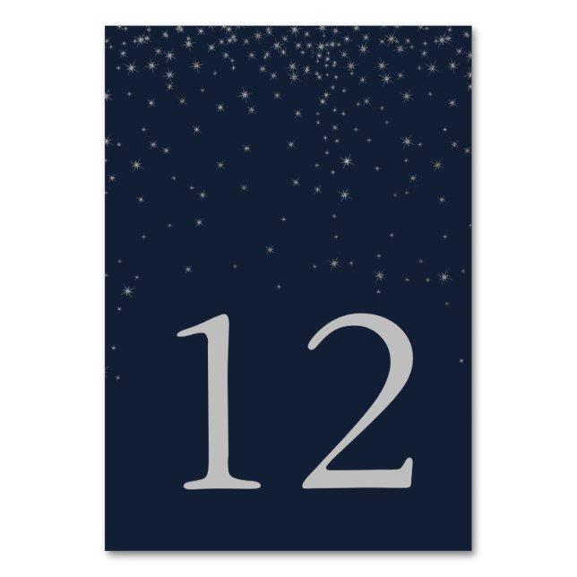 Elegantens flottans och Silvrets fallande stjärnor Bordsnummer (Framsidan)