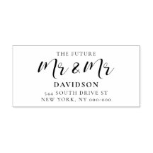 Elegantens framtid Mr & Mr. gay bröllop returadres