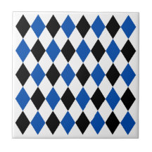 Elegantens geometriska mönster svart, blå, vit