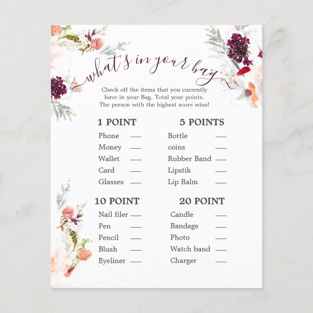 ELEGANTENS GRÖNT, ORANGE, RED & VIN SHOWER-GRÖN (Baksida)