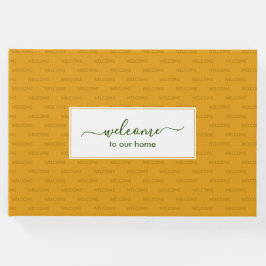 Elegantens Gult Anpassningsbar VÄLKOMNAR TILL VÅRT Gästböcker