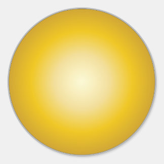 Elegantens gyllene design runt klistermärke