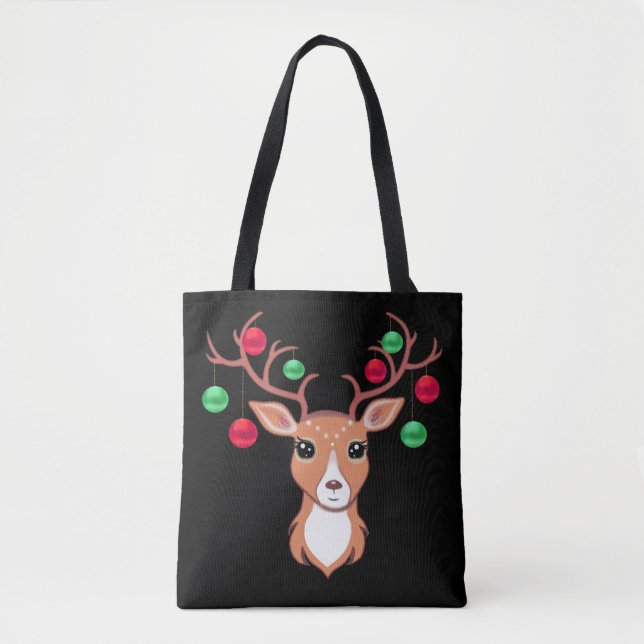 Elegantens Hjort Tote Bag Tygkasse (Framsida)