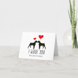 Elegantens Hund - tackkort - Hund Boxer