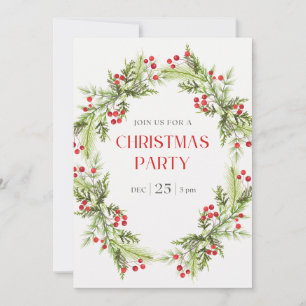 Elegantens inbjudan till julfest