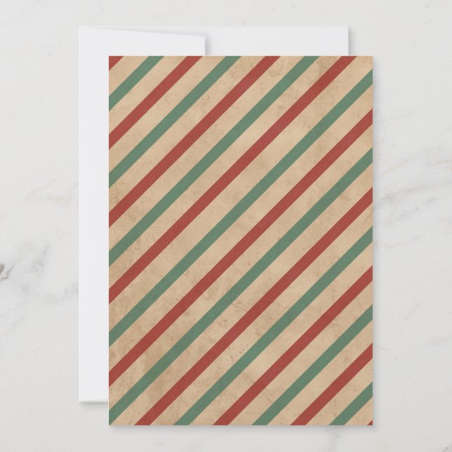 Elegantens inbjudan till julfest - Anpassadet (Baksida)