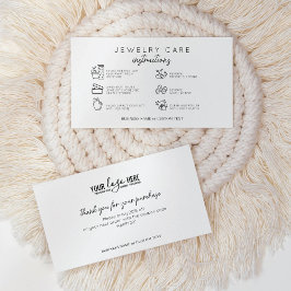 Elegantens judiska Logotyp - Business Care Instruc Tilläggskort
