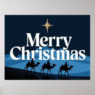 Elegantens juldesign - Betlehem-stjärnan Poster