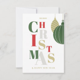 Elegantens julhälsningar. kort