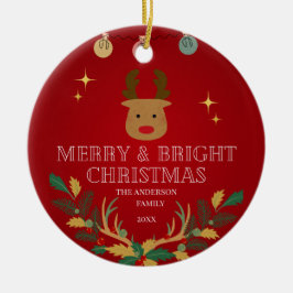 Elegantens julklapp för Helgdag Julgransprydnad Keramik