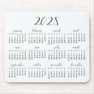Elegantens kalligrafi 2023-kalender musmatta
