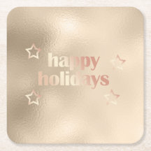 Elegantens kopparjul ro guld Glad helg