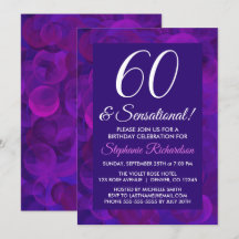 Elegantens Lila 60 och Sensationell Födelsedagsfes