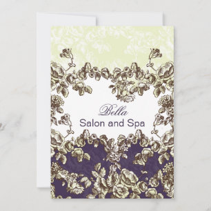 elegantens lila blomstrar tack vare dina kort
