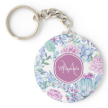 Elegantens Lila och blå, självklar Blommigt med Na