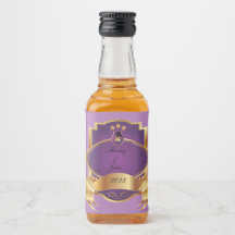 Elegantens lila och guld