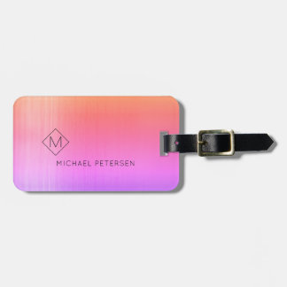 Elegantens lila rosa i namn, modern bagagebricka