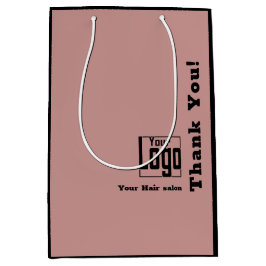 Elegantens Logotyp Tack! Black Rosa Hair Salon