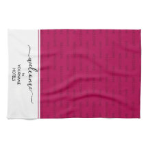 Elegantens Magenta Rosa Personlig  VÄLKOMNAR