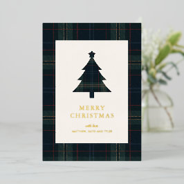 Elegantens marinblått och Grönt - jultomte