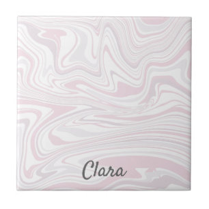 Elegantens minimala rosa och marmor kakelplatta