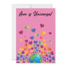 Elegantens minimalistiska färgade regnbågshjärtdes