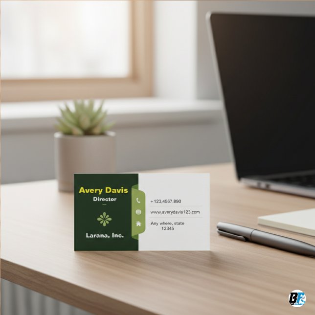 Elegantens minimalistiska klassiska utformning för visitkort (Skapare uppladdad)