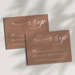 Elegantens minimalistiska Mocha Mousse-Bröllop OSA