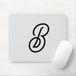 Elegantens minimalistiska moderna början på grått musmatta