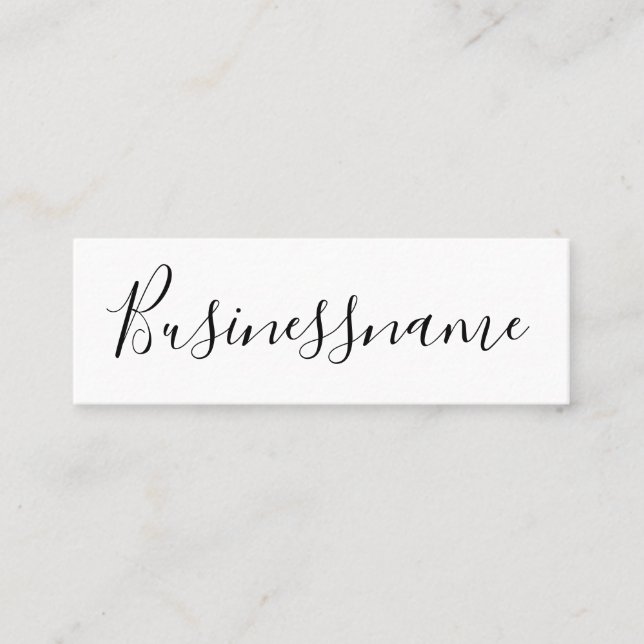 Elegantens minimalistiska moderna trendig svart oc lojalitetskort (Framsida)