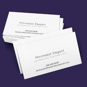 Elegantens minimalistiska professionell luxe visitkort