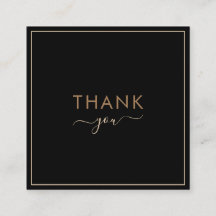 Elegantens minimalistiska rabatt för Tack Gräns