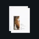 Elegantens minimalistiska vykort för foto-Helgdag<br><div class="desc">Det här snyggt enkla vykortet för helgdag har en enda fototext och fullständig anpassade. Meddelande med eventuella designförfrågningar (t.ex. annat färg,  ytterligare foton med bakgrundsmeddelandet osv.). Tack för att du besökte min Zazzle-butik!</div>