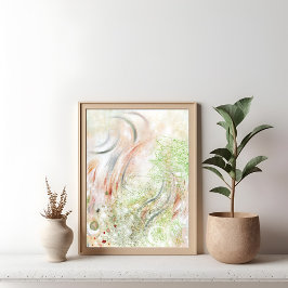 Elegantens moderna abstrakt Poster