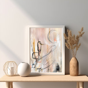 Elegantens moderna abstrakt poster