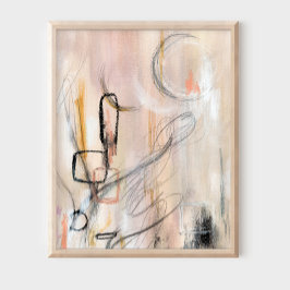 Elegantens moderna abstrakt poster