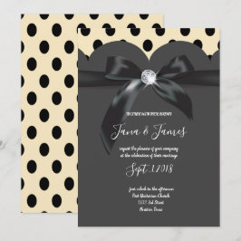 Elegantens moderna chic-menyflikskort bröllop inbjudningar