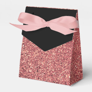 Elegantens moderna chick ro glitter svart presentaskar